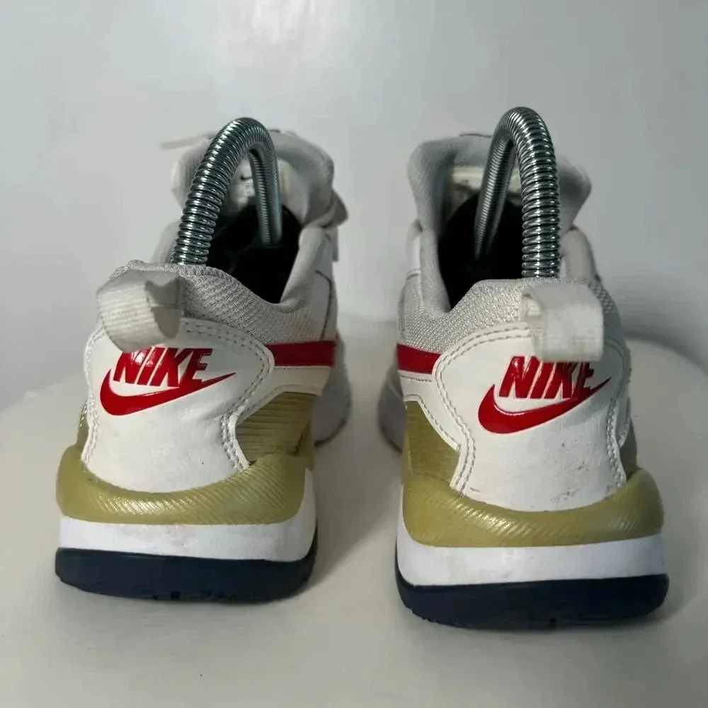 Nike‎ Air Zoom Pegasus 92 USA Olympic Sneakers white, red, gold, navy sz 5.5y